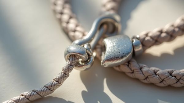 Le bracelet d'amitié version adulte : cordon tressé et argent massif